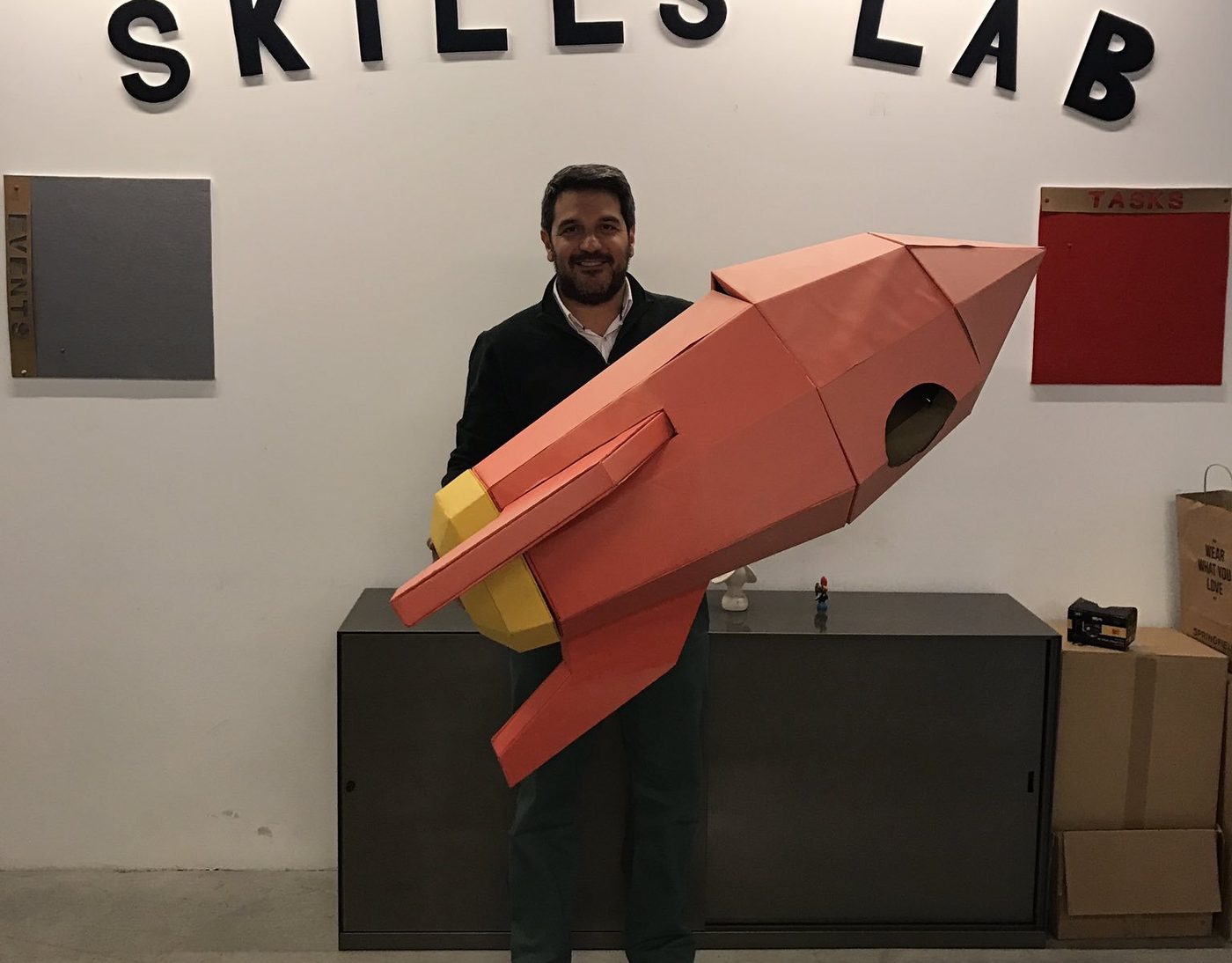 Ángel Garrorena en el Skills Lab de Vía Galicia
