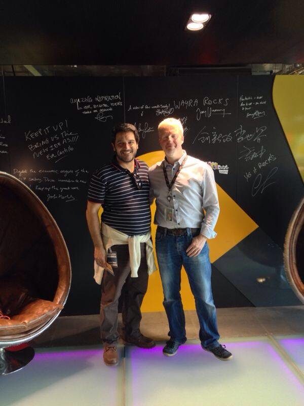 Ángel Garrorena en Wayra Dublín